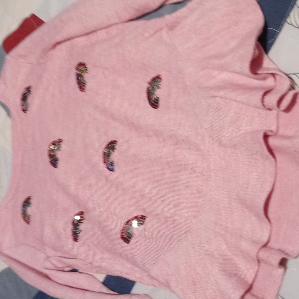 Sonoma long sleeve rainbow shirt pink 5